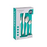Viners Everyday Purity 16 Piece Cutlery Set with Gift Box, 18/0 Stainless Steel