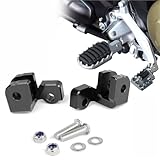 YUNJMYL Motorcycle Passenger Foot Rest For D&ucati Multistrada V4 V4S / RS/Pikes Peak/Rallly 2023-2024 Foot Peg Lowering Brackets