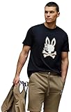 Psycho Bunny Wade Graphic Tee, Black, XL