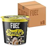 FUEL10K High Protein Golden Syrup Porridge Oat Cereal Pot, 70 g (Pack of 8)