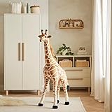 CuddleCo Standing Giraffe Plush Toy – Large Soft Stuffed Animal, Cuddly Giraffe Toy for Kids, Safari Nursery Decor, Plush Toys for Girls and Boys
