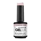 Salon System Gellux Builder Diamond Pink 15ml, Variety Pack