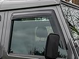 Wind Deflector Set For Front Doors Fits Land Rover Series Defender DA6078
