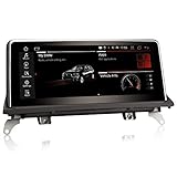 Erisin 10.25" 8-Core Android 14 4GB+64GB Car Stereo Bluetooth GPS Sat Nav DAB+ for BMW X5 E70 X6 E71 CIC System IPS Touch Screen Support iDrive Wireless CarPlay Android Auto OEM Wifi 4G DSP Canbus