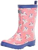 Hatley Boy's Girl's Printed Wellington Rain Boots, Magical Pegasus, 3 UK Child
