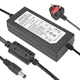 12V 5A Power Supply Adapter Conventer 60W, AC to DC Power Supply, AC/DC Driver Transformer 5.5mm x 2.1mm 5.5x2.1 Jack Wall Plug for LED Strip Lights, Router, CCTV Camera, ADSL Cats