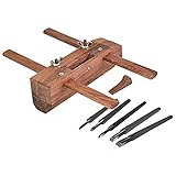 Tummy Tub Wood Planer,Woodworking Planer Tool,Smoothing Planer,Hand Plane Slot Grooving Wood Plane Wood Plane Tool Manual Wood Planer Acid Branch planing Adjustable Opening and Closing Width