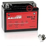 COMPATIBLE WITH APRILIA Habana Custom (PK001/PKE10) 50 from 1999 to 2003 BATTERY ALREADY FOR USE MALOSSI MB4L-B IN FACTORY ACTIVATED GEL 4.2 AH AMP. 12V.