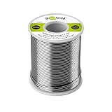 Goobay 40849 Solder Lead-Free Diameter 1.5 mm, 500 g Branded Solder Tin with a Silver Content (Ag) of 0.3%