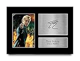HWC Trading A4 Tom Felton Harry Potter Draco Malfoy Gifts Printed Signed Autograph Picture for Movie Memorabilia Fans