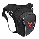 Motorcycle Drop Leg Bag Oxford Waist Pack for Men Women Bum Hip Fanny Belt Purse Pouch Outdoor Travel Hiking Cycling Thigh Daypack