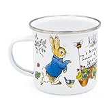 Peter Rabbit Enamel Mug | Classic Beatrix Potter Design | Durable 320ml Camping Mug | Gift for Fans of Peter Rabbit & Beatrix Potter
