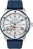 Bulova Mens Analogue Automatic Watch with Silicone Strap 98A225