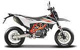 Maisto KTM 690 SMC R Motorbike - 1:18 Scale - Incredibly Detailed Die-Cast Replica Collectible Model Motorcycle, Orange