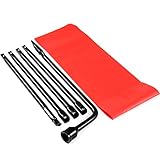 Red Hound Auto 1998-2011 Compatible with Ford Ranger Spare Lug Wrench Ext Tire Tool Replacement Kit with Case
