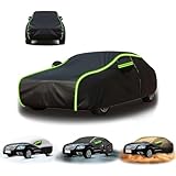 Car Cover Waterproof for VW Lupo GTI 2000-2005 (Hatchback),Car Cover for Winter,Waterproof,4 Seasons Protection, Anti-UV, Snow-Resistant, Tear-Resistant, with Side Zipper wn41