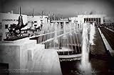 A4 Photo 1938 Empire Exhibition Lake & Fountains Scotland
