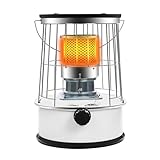 Portable Kerosene Heater, 6L Camping Oil Paraffin Heater for 3-5 People, Kerosene Stove for Heating Area of Up to 10-20m² for Indoor/Outdoor Lasts about 18 Hours 23,500 BTU for Camping 32x45cm