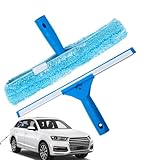 Microfiber window ringer, window cleaning raclette, cleaning raclette for shower glass - microveiber wiper kit, window raclets, for glass doors, miro