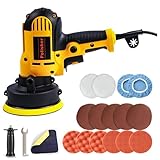 Car Polisher, 700W Rotary Car Polisher Kit - 500-3600 RPM Variable Speed Lightweight Car Buffer Polisher Machine with 19 Accessories for Car Care Polishing Clean