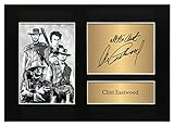 Clint Eastwood Autograph Memorabilia A4 Printed Autograph Photo Reproduction Print Picture Display No96