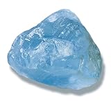 RJINGSHI Raw Celestine Crystal Stone Natural Rough Gemstone Unpolished Healing Crystal Specimen Spiritual for Polishing, Sanding, DIY, Decor, Reiki, Collection, Crafts (1.5-2 inches)