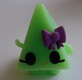 Moshi Monsters Moshlings Halloween Glow in the Dark Green Cleo #80 ULTRA RARE