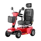 Veleco Jumpy: Mobility Device with Speed knob and Swivel Captain seat (RED)