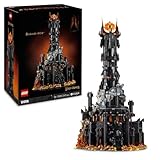 LEGO Icons The Lord of the Rings: Barad-dûr Model, Movie Memorabilia Building Set for Adults, Gift Idea for Men & Women, Includes Sauron, Gothmog, Orc, Frodo, Sam and Gollum Minifigures 10333