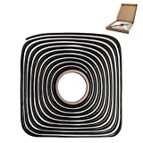 1 Piece Butyl Sealant Tape 9.5mm Diameter x 13ft, Black Butyl Sealant Rubber, Headlight Sealant, Butyl Seal Putty Tape Waterproof, Butyl Rubber for Automotive Truck Headlight Window Door Windshield