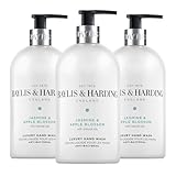 Baylis & Harding Jasmine and Apple Blossom Anti-Bacterial Hand Wash, 500 ml (Pack of 3) - Vegan Friendly