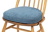 Inspirado Seat Pad for Ercol Windsor Dining Chair (Seat-width-422mm, 02-29 Bacardi-Navy Blue) - order several if a set is required