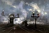 David Shepherd - Service by Night (1955) - Canvas Print On A Wooden Frame - Perfect Picture For Wall Decoration