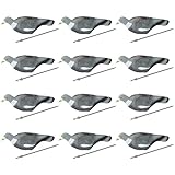 NITEHAWK Pack of 12 Half Shell 16” Pigeon Decoys, Highly Realistic High Definition Shooting/Hunting Decoys, Carry Bag Included