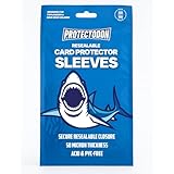 Protectodon Resealable Card Protector Sleeves (Team Bags) 100pcs - Crystal Clear, Acid-Free Protection for Toploaders & Semi-Rigid Holders