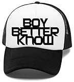 Boy Better Know Chest Placement Baseball Head Cap Unisex Snapback