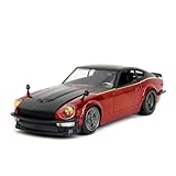 Fast & Furious JADA NISSAN DATSUN 240Z 1:24 die-cast model Car (FAST X), Red, Toys for Kids and Adults, collect and play vehicle