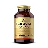 Solgar L-Arginine 1000mg Tablets - Pack of 90 - For a Healthy Metabolism - Ideal for Athletes - Vegan and Gluten Free, Gold