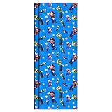 Super Mario Bros Wrapping Paper by Hallmark 3 x 2 Metre Rolls -Plastic Free & Fully Recyclable Wrap- Birthday Wrapping paper