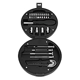 Turnscrew Set Driver Bits Kit Multi-Purpose Tool Set Compact Football Shape Design Ergonomic Handle for Glasses Watches Computers Electronics Repair