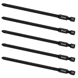 5 x Rennie Tools 116mm Long PH2 Compatible with Hilti SMD 57 Autofeed Collated Drywall Screwdriver Gun Bit Heavy Duty Phillips No.2 Compatible with Hilti SMD 57