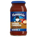 Homepride Sausage Casserole Oven Bake Cooking Sauce, Low in Saturated Fat, 485 g Jar (Pack of 1)