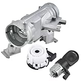 Bohaner 1K0905851B Ignition Starter Switch Lock for VW Golf MK5 MK6 Au.di A1 A3 8P Barrel Door Lock Switch with Key for Tiguan Caddy 1K0905851A 1K0905851 30936044