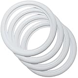 PORTAWALL 10" White Wall Tyre Inserts – Set of 4 | Universal Rubber Sidewall Rings for 10" Rims | Car Exterior Accessory
