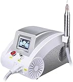 GURSAC Laser Tattoo Removal Laser Machine Tattoo Removal Device Eyebrow Tattoo Lip Tattoo Eye Remove Pigment Remove Spots Cooling System Machine Professional Beauty Massager Beauty Salon Place Color