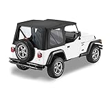 Bestop 7912201 Black Sailcloth Replace-A-Top For 1997-2002 Wrangler TJ
