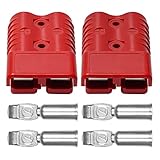 Bohaner 2 x Anderson Connectors 175Amp 600V Battery Quick Disconnect Connector Plug Kit Cable Terminal Battery Power Connector