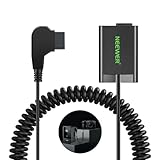 NEEWER D Tap to EN-EL25 Dummy Battery with Cable, Stable Continuous Power Supply for Nikon Zfc Z30 Z50, Compatible with SmallRig V Lock Batteries NEEWER PS099E Sony V Mount Batteries, VP-EP5G