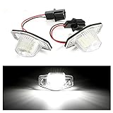 2Pcs/Set 18 LED Lamp Number License Plate Light for H-onda Jazz O-dyssey Stream Insight CRV FRV HRV C-rosstour 5D DXY