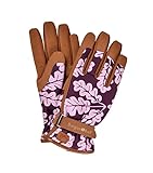 Burgon & Ball Love Oakleaf Plum S/M Gloves, Ladies, Gardening, Hands, Womens GLO/OAKPLUMSM